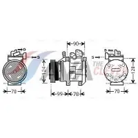 Ava Cooling Kompressor, Klimaanlage KAK130