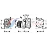 Ava Cooling Kompressor, Klimaanlage HYK123