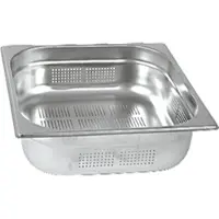 Morleos GSP Professional GN-Behälter 1/2 (150mm) gelocht / perforiert Edelstahl Gastronomiebehälter Gastronormbehälter