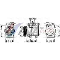 Ava Cooling Kompressor, Klimaanlage HYK139