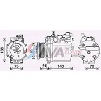 Ava Cooling Kompressor, Klimaanlage MTAK267