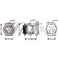 Ava Cooling Kompressor, Klimaanlage HYK124