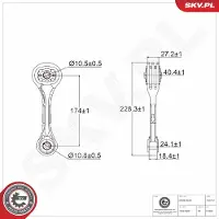 ESEN SKV Lagerung, Motor 75SKV517