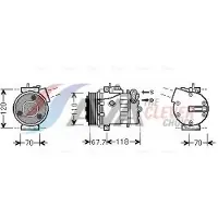 Ava Cooling Kompressor, Klimaanlage FTK384