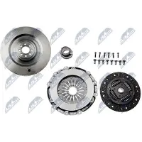 NTY Kupplungssatz Kupplung für VW Transporter IV Bus (70B, 70C, 7DB, 7DK, 70J, 70K, 7DC, 7DJ) mit Schwungrad NZS-VW-010