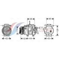 Ava Cooling Kompressor, Klimaanlage HYK237