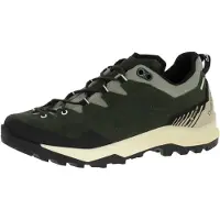 Lowa Explorer GTX Lo wasserdichte und stabile Herren Wanderhalbchuhe mit Goretex Membrane und Vibramsohle Dunkelgrün/Panna EU 42