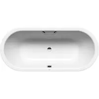 Kaldewei CLASSIC DUO OVAL Badewanne, oval, 1800x800 mm, alpinweiß matt, mit Griffloch, Vollantislip