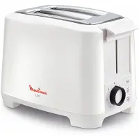 Moulinex LT140111, 2 Scheibe(n), Weiß, Tasten, Drehregler, 800 W