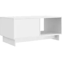 vidaXL Couchtisch Weiß 90 x 50 x 40 cm Holzwerkstoff
