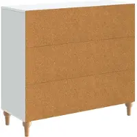 vidaXL Sideboard Weiß 89 x 34,5 x 80 cm Holzwerkstoff