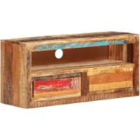 vidaXL TV-Schrank 88x30x40 cm Altholz Massiv