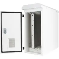 Deltaco 19"-skåp, 6U, 600x280x600mm, v