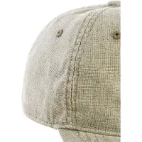 Camel active Cap aus Baumwoll-Leinen-Mix in Olivgrün | Gr.: onesize