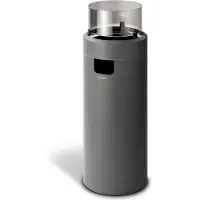 Enders "Feuerstelle NOVA LED L grau Gas Terrassenfeuer mit Ambient-Beleuchtungen"