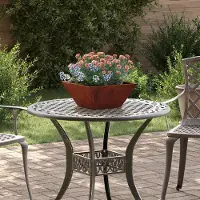 Prolenta Maison Exclusive - Garten-Pflanzgefäß 5 stk. Rostoptik 35 x 35 x 15 cm