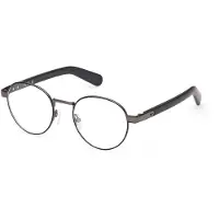 Adidas Originals OR5132 50/20/145 Matte Schwarz Brille Front Metallkreis galvan MAN OR5132