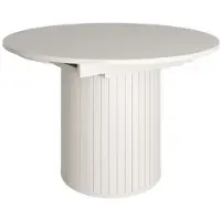 Masseno Esstisch THIRA 120 cm x 120 cm Rund Tisch für Wohnzimmer, Küche, Kaschmir