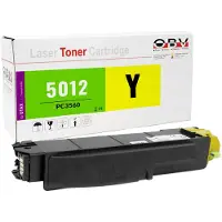 OBV UTAX Triumph-Adler PK-5012Y kompatibler Toner Gelb - P-C 3560dn P-C 3560i MFP P-C 3565i MFP