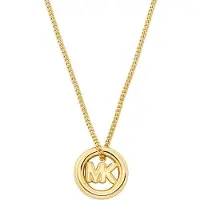 Michael Kors Halskette Kors MK Vergoldet