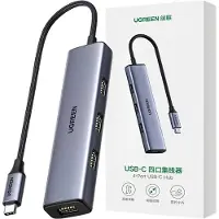 UGREEN Usb Typ C Hub Splitter - 4X Usb 3.2 Gen 1 Silber (Cm473 20841)