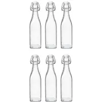 Butlers Flasche SWING mit Bügelverschluß 6er-Set in Durchscheinend | Gr.: onesize