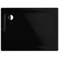 Kaldewei SUPERPLAN CLASSIC Duschfläche, 800x1200 mm, 25 mm tief, schwarz, Perl-Effekt, Vollantislip, Eckablauf