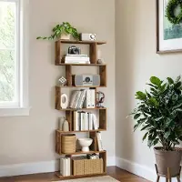 Vasagle Bookshelves, 6-Tier Bookcase, Room Divider LBCB3561BX
