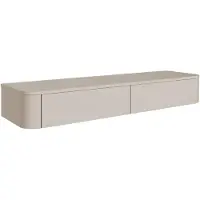 Selsey Luvio Slim – TV-Board hängend, Kaschmirgrau, 140 cm