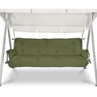 Beautissu Sitzkissen für Hollywoodschaukel Flair HS, 180x50x8cm, Olivegrün