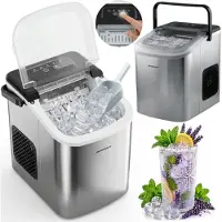 Berdsen BD-420 silberner Eiswürfelbereiter 1,1 l/12 kg
