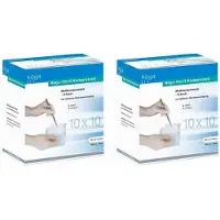 Höga -Kompressen 10x10 cm steril 8fach 2x 2x25x2 St Kompressen