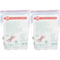 NOBAMED Verbandklammern braun 2x 2x50 St
