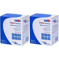 Fink & Walter Mullkompressen 7,5x7,5 cm steril 8fach 2x 2x25x2 St Kompressen