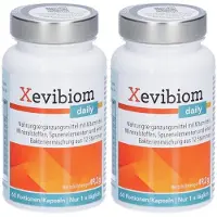 Laktonova Xevibiom daily 12 Bakterienkultur.+21 Vitamine Kps 2x 2x60 St Kapseln