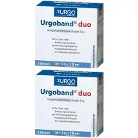 Urgo Urgoband Duo Kurzzugbinde 10 cmx5 m 2x 2x2 St Binden