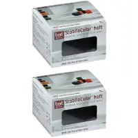 Bort StabiloColor haft Binde 4 cm schwarz 2x 2x1 St Binden