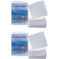 Höga -Kompressen OP 10x10 cm unsteril 8fach 2x 2x100 St Kompressen
