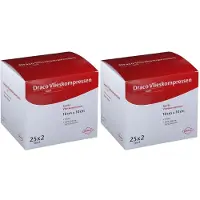 Dräco Vliesstoff-Kompressen steril 10x10 cm 4fach 2x 2x25x2 St Kompressen