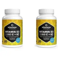 Vitamaze Vitamin D3 K2 2000 I.e./100 µg hochdosiert Tabl. 2x 2x240 St Tabletten