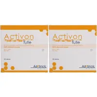 Activon Tulle Honig Wundauflage 10x10 cm 2x 2x5 St Wundgaze