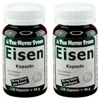 The Nutri Store Eisen 20 mg Kapseln 2x 2x120 St