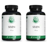 Green Naturals Selen 300 µg rein pflanzl.vegan Kps 2x 2x180 St Kapseln