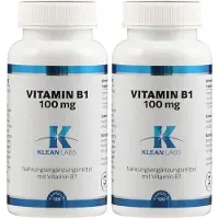 Supplementa GmbH Vitamin B1 100 mg Klean Labs Kapseln 2x 2x120 St