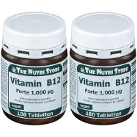 The Nutri Store Vitamin B12 1000 µg Forte Tabletten 2x 2x180 St