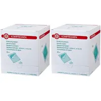 NOBAMED Mullkompressen 7,5x7,5 cm steril 8fach 2x 2x50x2 St Kompressen