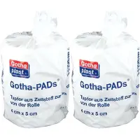 Gothaplast Gotha Pads Zellstofftupfer 4x5 cm 2x 2x1000 St Tupfer
