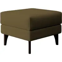 Selsey | Fußhocker Casara Samt Grün Samt 57x41x48 cm | NADUVI