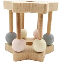 Hess Holzspielzeug Sternrassel in Natur/Rosa | Gr.: onesize