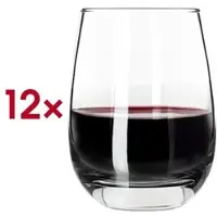 Aps Weinglas / Universalglas STEMLESS 12 Stück weiß, 11.5 cm